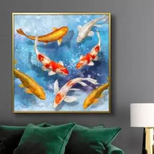잉어 그림 액자 50G CARP1 풍수그림 돈들어오는 풍수그림