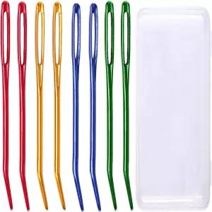 실 다닝 태피스트리 큰 재봉 빅 위빙 코바늘 뜨개질 울 블런트 니들 바늘