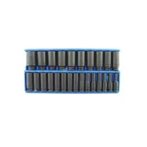 지니어스 1 2Inch 롱임팩소켓 세트 DI-424M 24PCS (1E 작업 소켓