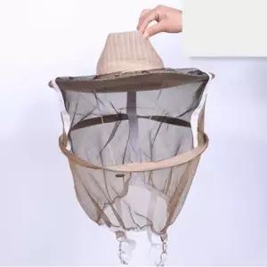 고급 그물망 날파리 방지 모자 방충모 벌레 퇴치 얼굴