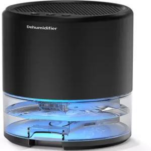 제습기 가정 욕실 침실 옷장용 35온스 소형 절전 모드 포함 초조용 7가지 색상 조명 및 자동 차단 RV 객실