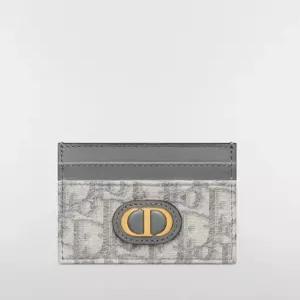 MUST IT_디올 30 몽테인 프리지아 여성 카드지갑 그레이 S2152UTZQ M932