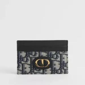 MUST IT_디올 30 몽테인 프리지아 오블리크 카드지갑 블루 S2152UTZQ M928