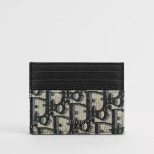 MUST IT_디올 오블리크 자카드 카드 홀더 남성 카드지갑 2ESCH135YSE H05E