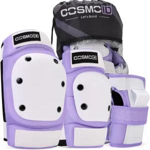 롤러 스케이팅 스케이트보드 스쿠터를 위한 손목 보호대가 있는 여성/남성/청소년용 무릎 패드 및 팔꿈치