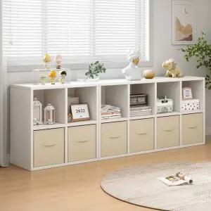 낮은 교구장 2단 유아책장 교구함 깔끔한 책꽂이 수납장