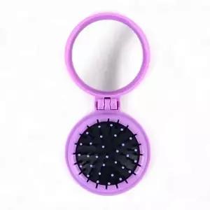 브러쉬 머리빗 접이식 휴대용 빗거울세트