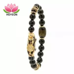 ( )호연 불교 기원 팔찌 비휴 원석 합장주 염주 재물 화목 액운방지 합장주 염주 (오닉스 블랙)