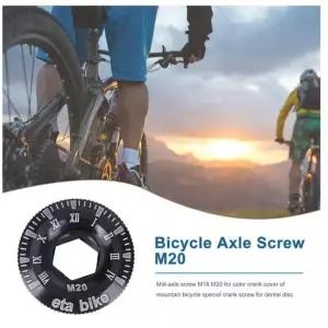 ETA M20 크랭크 커버 캡 자전거 CNC 알루미늄 암볼트