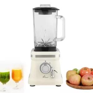 한일 대용량 스퀘어 유리믹서기 고속 블렌딩 6중 칼날 랜더 레트로 용기 주서 분쇄 대형서 강력서 가정용