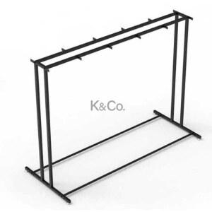 심플 스키 거치대 스노우보드 철제랙 이동식 벽걸이 스노우보드작업대 4단 2개 보관대