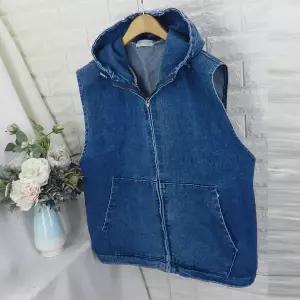 [하프클럽/쿨젠]SLG_데님아노락베스트VOT박스핏 청조끼,박스조끼,후드조끼