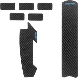 키가우루 자전거 프레임 보호 스티커 PU 테이프 탄소 섬유 패턴 페인트 긁힘 방지 및 케이블 장식 랩