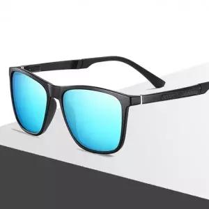 남자 가벼운 운전 낚시 편광 선글라스 블루미러