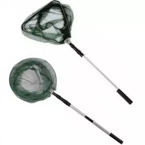 접이식 알류미늄 뜰채 원형 삼각 바다 민물 낚시 뜰채 망