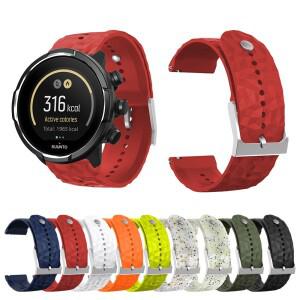Suunto 9 7 스포츠 시계 스트랩 용 24mm spartan sport 손목 hr 실리콘 통기성 팔찌 밴드