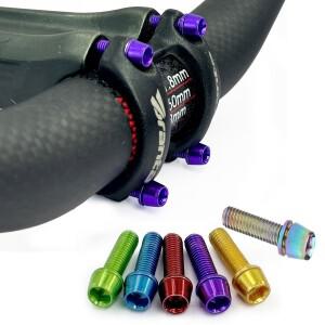 자전거 체인휠 보호대6PCS 자전거 스템 M5 합금강 볼트, 나사, 업데이트용 M5*18mm 강철