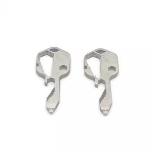 아웃도어 캠핑 미니 다기능 멀티 열쇠 키 드라이버 1P공구 용공구 수공구 휴대용 세트 비트