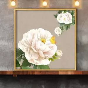 목단 그림액자 풍수그림 돈들어오는 꽃그림 50goldAL7 연꽃