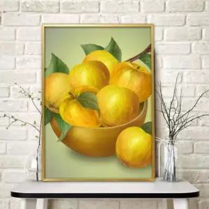 개업선물 사과그림 액자 풍수그림 돈들어오는 A3 2APP3