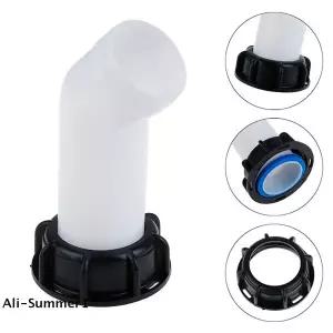 호환  E스레드 IBC 탱크 어댑터 연장 배수구 호스 노즐 탭 캡 밸브 피팅