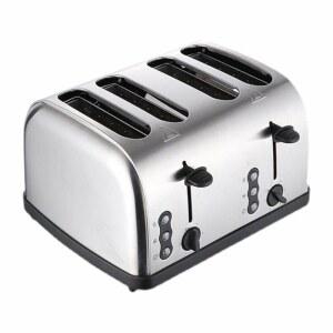업소용 4구 토스트기 가정용 머신 고성능 스테인리스 카페 슬롯 제어 전기 우동