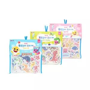 목욕놀이스티커 상어가족 어린이날선물 베이비샤워 유아목욕 아기목욕 물놀이장난감