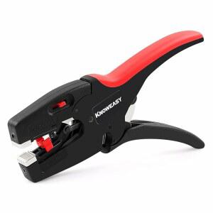 Knoweasy 업그레이드 와이어 스트 : 2-in-1 헤비 듀티 플라이어 및 커터, 32-7 AWG(0.03mm -10mm ), 전문가 DIY 애호가를 위한 필수 스트리핑 절단 도구