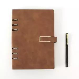 [문구] 브라운 다이어리 수첩 노트 메모지 업무일지 볼펜포함