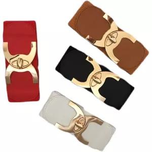 스타일리시 장식 댄스벨트 스팽글 허리 밴딩 큐빅 여성 와이드 벨트 블랙 허리밴드 원피스