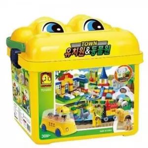 아기블록 유치원과 동물원 어린이집블럭 선물 영아장난감