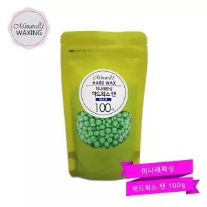 리필미나래왁싱 하드왁스맨 100g 남자 굵은모 전용 브라질리언 겨드랑이 남자수염 팔 다리 코털 크림