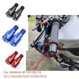 오토바이 바 엔드 캡 Yamaha MT07 MT09 MT-10 MT-125 FZ1 FZ6 FZ6R FZ07 FZ09 FZ010 핸들 바 엔드 용 CNC