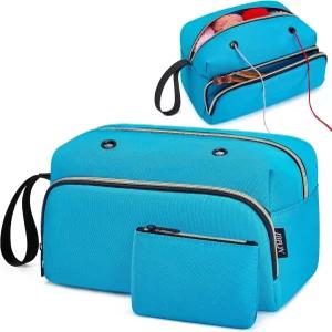 IBFUN 코바늘 뜨개질 가방 2개 실 수납 정리함 뜨개질용 손손목 초보자용