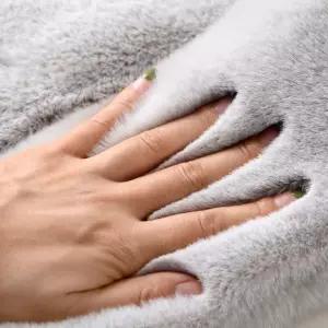 쁘띠 밍크 에코퍼 페이크퍼 숏 짧은 목도리 머플러