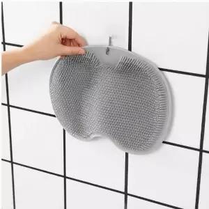 ( )욕실 풋브 러쉬 발세척 매트 각질 제거 흡착식 브러쉬 발매트 바디 샤워볼 다용도브러쉬