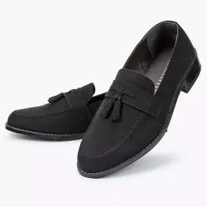 남자캐주얼화 베이직 발등 테슬장식 스웨이드 로퍼 키높이 캐주얼