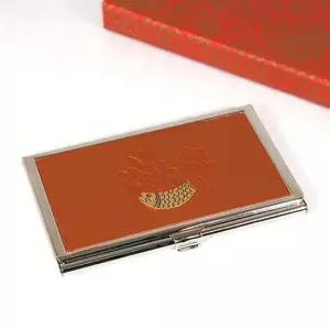 핸드폰줄 ((카라빈카)철재명함케이스(어면문 -물고기)