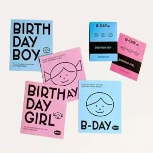 [문구/오피스] 카드 세트 B 5개 다꾸 문구 편지 기념일 감사인사