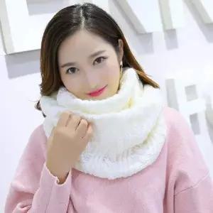 WL 여자 겨울 니트 방한 목도리 머플러 넥워머
