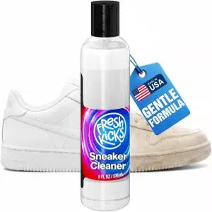 프레시 킥스 스니커즈 클리닝 키트 발포 클리너 브러시 - 흰색 스웨이드 캔버스 가죽을 복원합니다