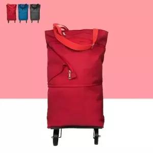 프리미엄 접이식 쇼핑카트 장바구니 캐리어
