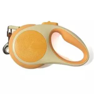 [반려] 오렌지 강아지 자동줄 아이와 후레쉬 3M 중.소형견용