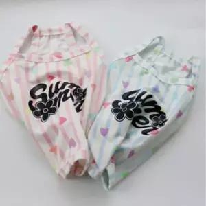 [반려] 나시 물놀이 블루 하트 1P 강아지 수영복 2XL 민소매