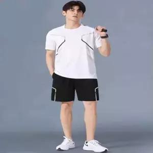 트레이닝복 상하의세트 남성 여름운동복 반팔 반바지