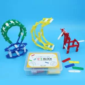 SA 창의력 두뇌개발 OTE Block 입문 단체용 108pcs놀이블록 맞추기 창의 퍼즐 학습교구 교육완구