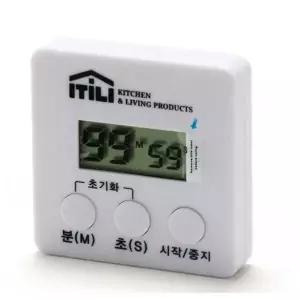 이딜리 타이머 쿠킹 주방 타이머 알람시계 스탑워치