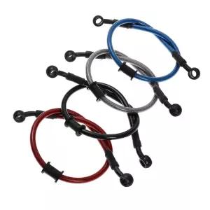 오토바이 브레이크 라인 강화 오일 호스 라디에이터 튜브 클러치 유압 파이프 모토 개조 액세서리 5 m 6 7