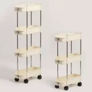 [JED] 카트 다용도 틈새 바퀴달린 미니 정리함 수납 트롤리 서랍형 선반 진열
