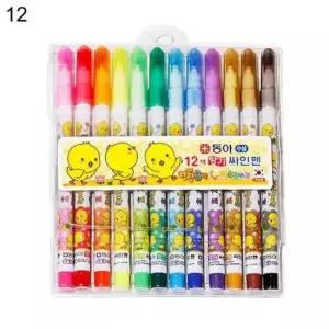 [문구/오피스] 12색 향기싸인펜 노랑병아리 12세트